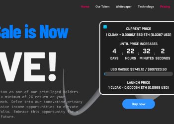 New DeFi Cloak Protocol Offers Governance & Staking Benefits, Presale Now Open