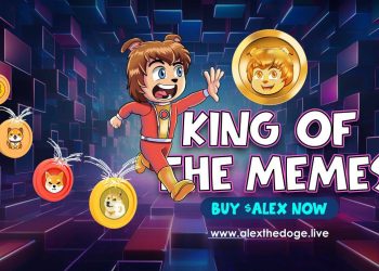 Alex The Doge (ALEX) competing with Dogecoin (DOGE) to see who will rain king Doge