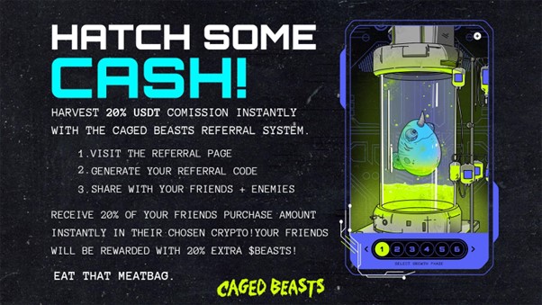 BEASTS Coin shoots for the Moon with Referrals