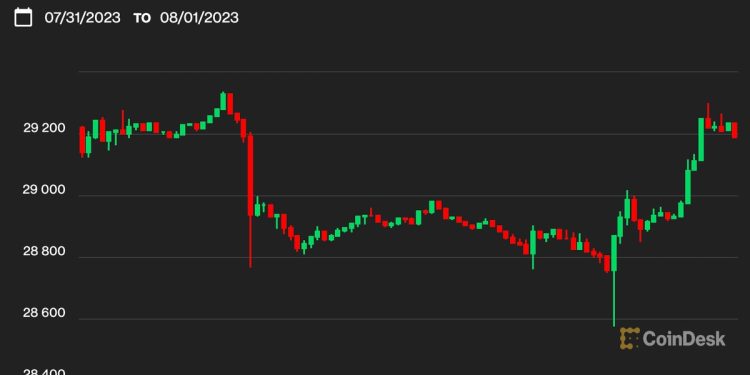 Bitcoin Bounds Past $29.4K on MicroStrategy BTC Purchasing Plans; ADA, SOL Turn Green