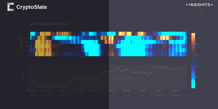 Bitcoin accumulation sees slowdown amid August market downturn – CryptoSlate