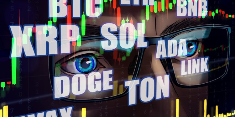 BTC, ETH, BNB, XRP, SOL, ADA, DOGE, TON, LINK, AVAX