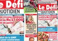 Voici la une du Défi Quotidien de ce Lundi 26 Novembre 2023 – News On Sunday