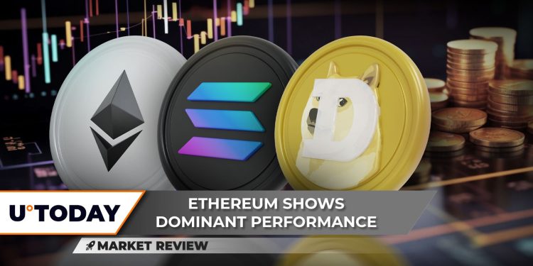 Ethereum (ETH) $3,000 Mark Confirmed, Solana (SOL) Fails Unexpectedly, Dogecoin (DOGE) Reaches Nemesis Resistance