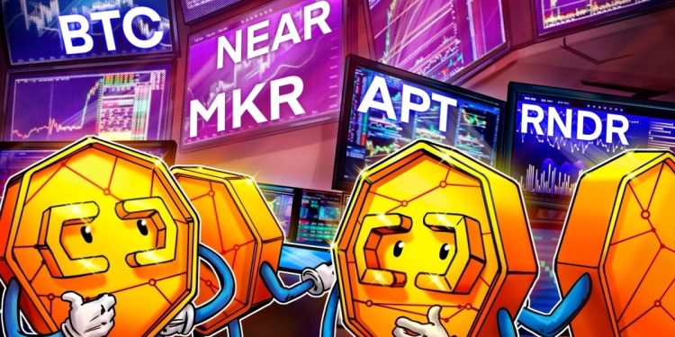 Bitcoin price consolidation preps NEAR, APT, RNDR and MKR for more upside