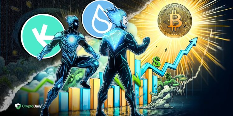 Kaspa (KAS) and Sui (SUI) continue to show strength after bitcoin (BTC) pump