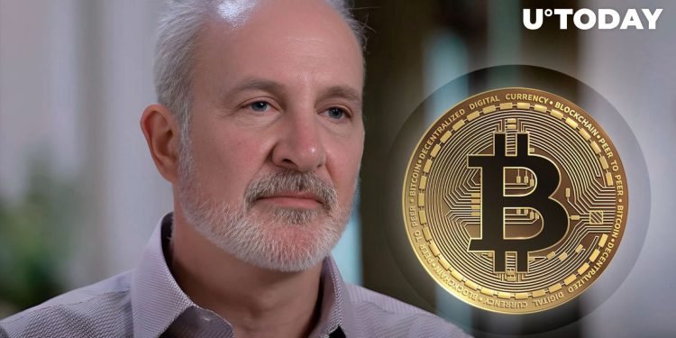 Peter Schiff Shares Crucial Bitcoin Support Level, Warns About BTC Price Drop