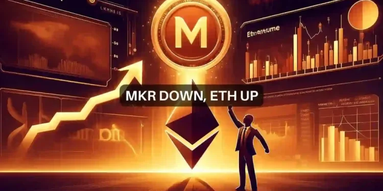 Why MKR drops against ETH every time MakerDAO sells