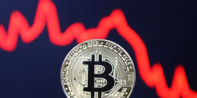 Bitcoin back below $65,000 for the first time in more than a month