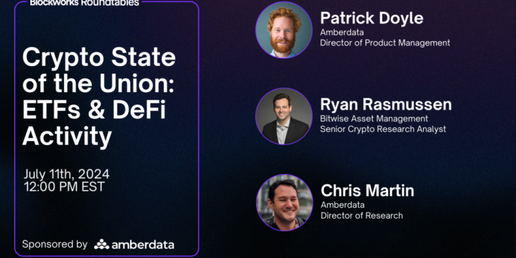 Crypto State of the Union: ETFs & DeFi Activity