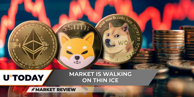 Shiba Inu (SHIB) Hanging on Verge of Cliff, Dogecoin (DOGE) Heading Toward $0.13, Ethereum (ETH) Really Needs This Support