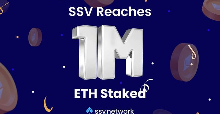 SSV Network Hits New Milestone with 1M ETH Staked
