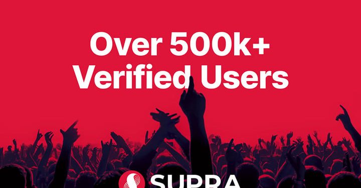 Supra Sets World Record with 500,000 KYC-Verified Users for Upcoming Airdrop