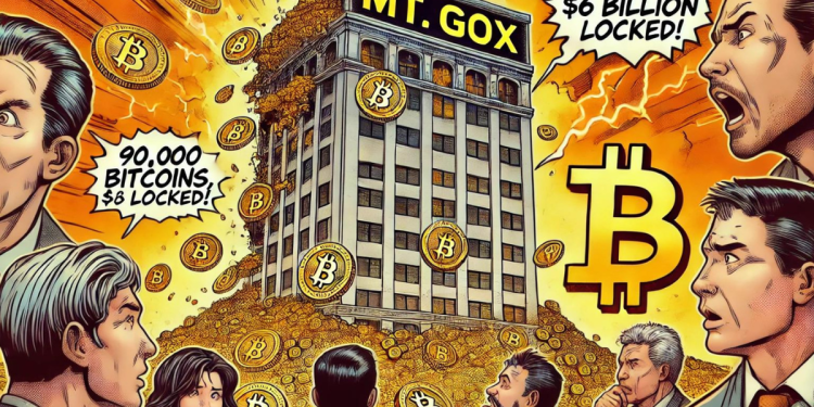 6 billion dollars in BTC locked at Mt. Gox
