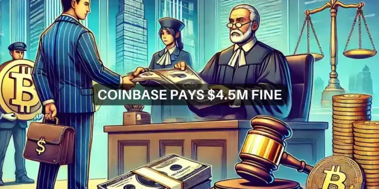 Coinbase fined $4.5M by the U.K’s FCA