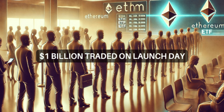 ETH ETFs volume soars past $1b
