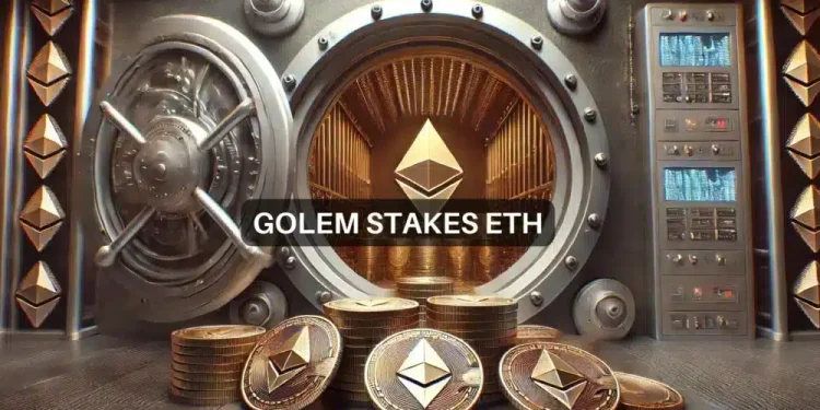 Project Golem joins ETH staking frenzy, locks up 40K tokens