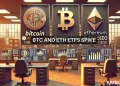 Why Bitcoin, Ethereum ETF volumes surged despite the crypto slump