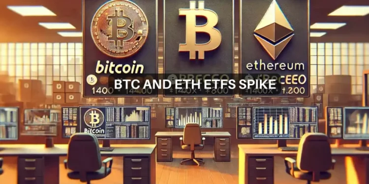 Why Bitcoin, Ethereum ETF volumes surged despite the crypto slump
