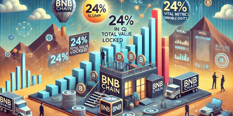 BNB Chain TVL Slumps 24% In Q2, Yet Vital Metrics Surge In Double Digits