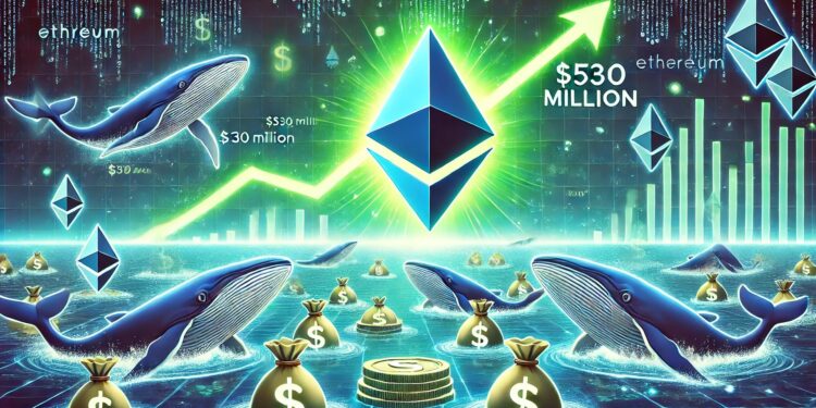 ETH Whales Show $530 Million Buying