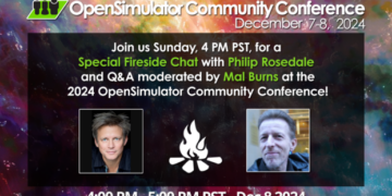 Breaking news: Philip Rosedale to speak at OSCC on Sunday