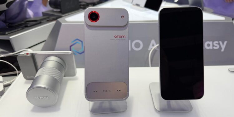 I tried Tecno’s modular phone concept at MWC – and it quickly got weird