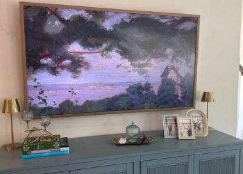 My canvas art TV gets endless compliments, and it’s cheaper than Samsung’s Frame TV