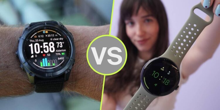 Google Pixel Watch 5 vs. Garmin Fenix 8 Pro: Which has more accurate GPS?