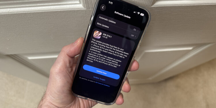 iOS 27.0.1 released: Apple fixes annoying iPhone 18 Pro restart and freezing issues